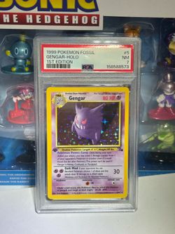 1st edition gengar fossil holo psa 7