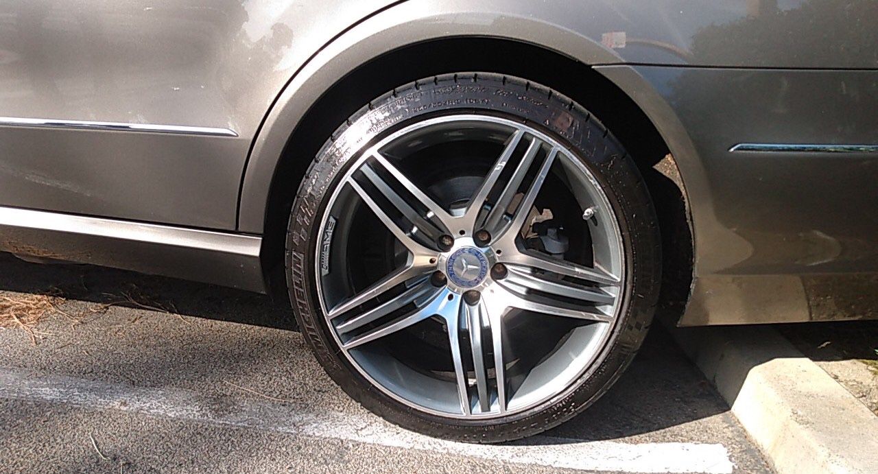 19” Mercedes-Benz AMG Wheels W/Tires in Great Condition ***Will Trade For Stocks Plus Cash***