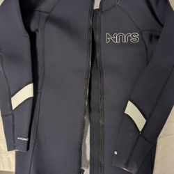  NRS HydroSkin Men's Wetsuit Jacket Black Neoprene Size M Made in Thailand