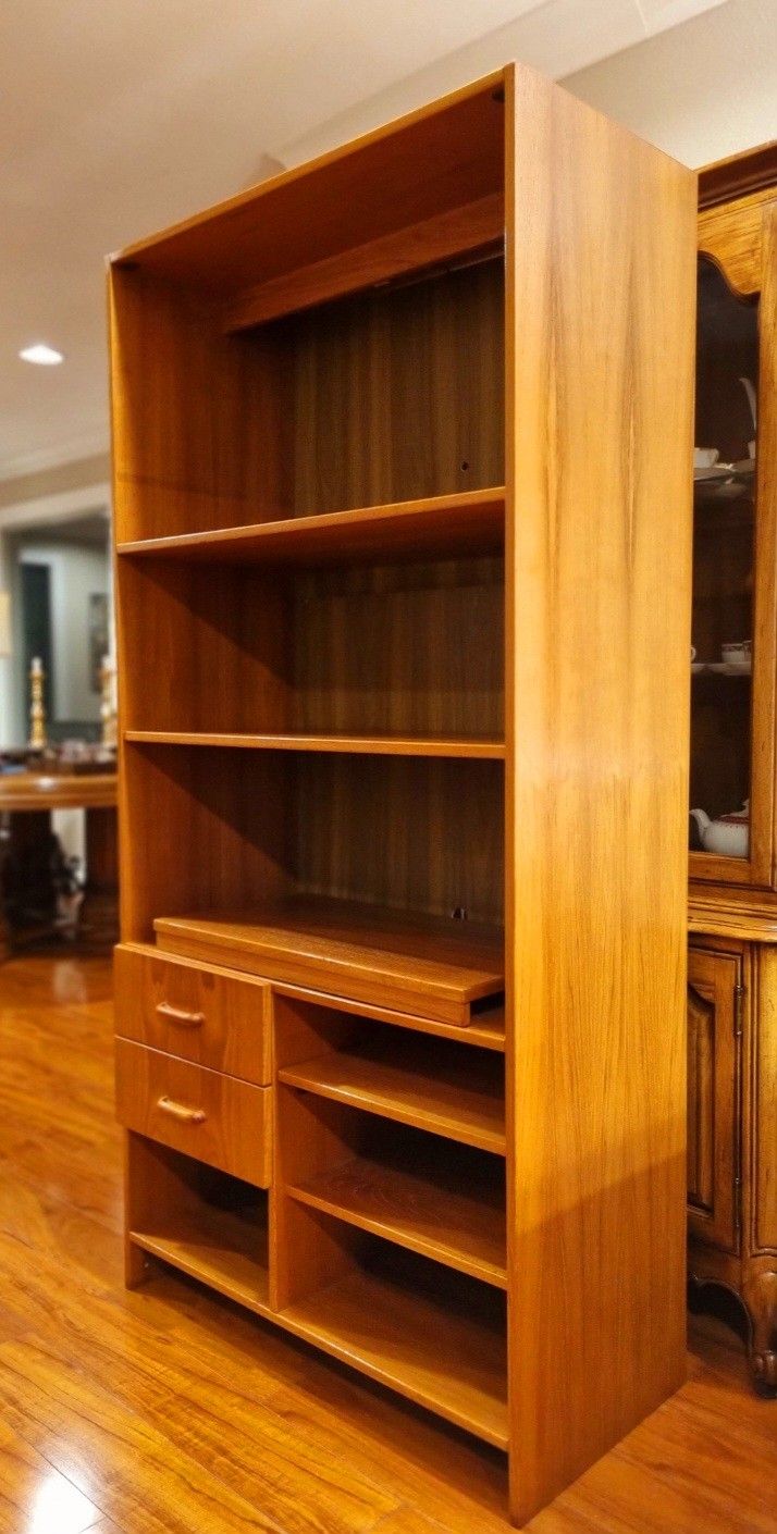 Danish Teak Wall Unit/Bookshelf Jesper International