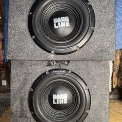 ALPINE BASS LINE 12” Inch Subwoofers