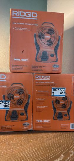RIDGID 18V Hybrid Jobsite Fan Tool Only