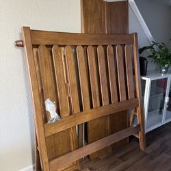 Full Size Solid Wood Bed Frame 