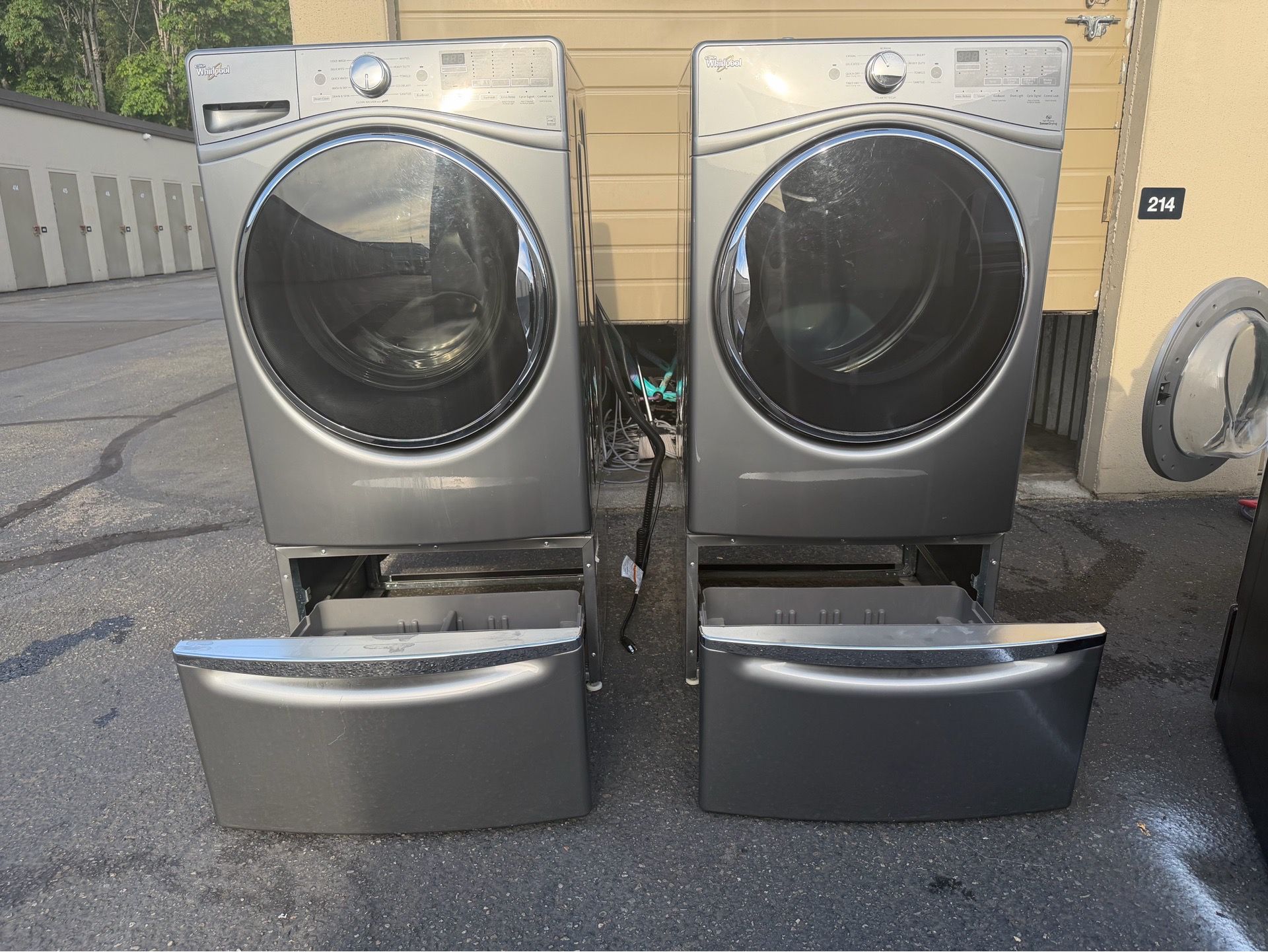 Whirlpool washer and dryer
