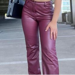 Faux Leather Forever 21 Women's Pants  