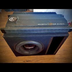 Skar Audio 12 “ Subwoofer / Memphis 50 Car audio amp 