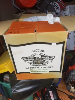 Brand new small Harley Davidson helmet with visor