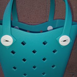 Aldi teal tote