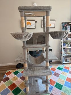 Extra-Large Gray Cat Tree