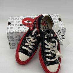 NEW CONVERSE x COMME DES GARCONS PLAY CHUCK 70 US Women’s SZ 7, Men’s SZ 5