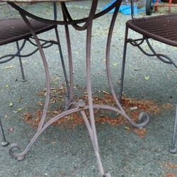 Heavy Adorable Bistro Table With Chairs