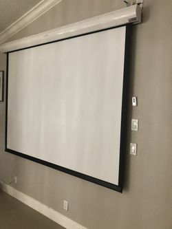 Motorized Projector Screen 100 Inch