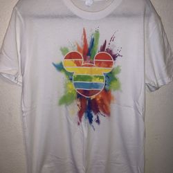 Disneyland Disney Rainbow Pride Mickey Mouse Shirt