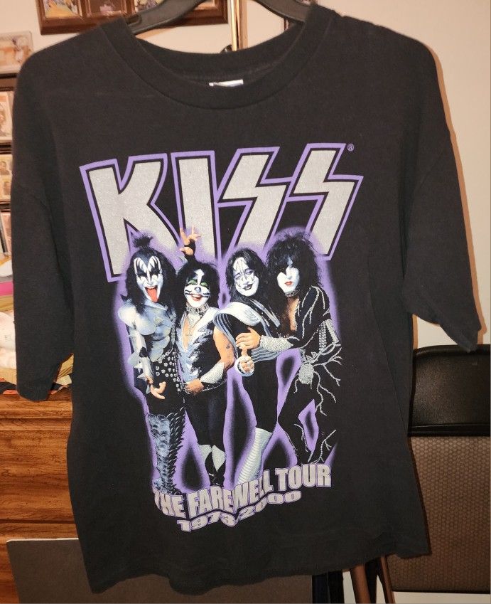 Vintage Kiss Farewell Concert Shirt 