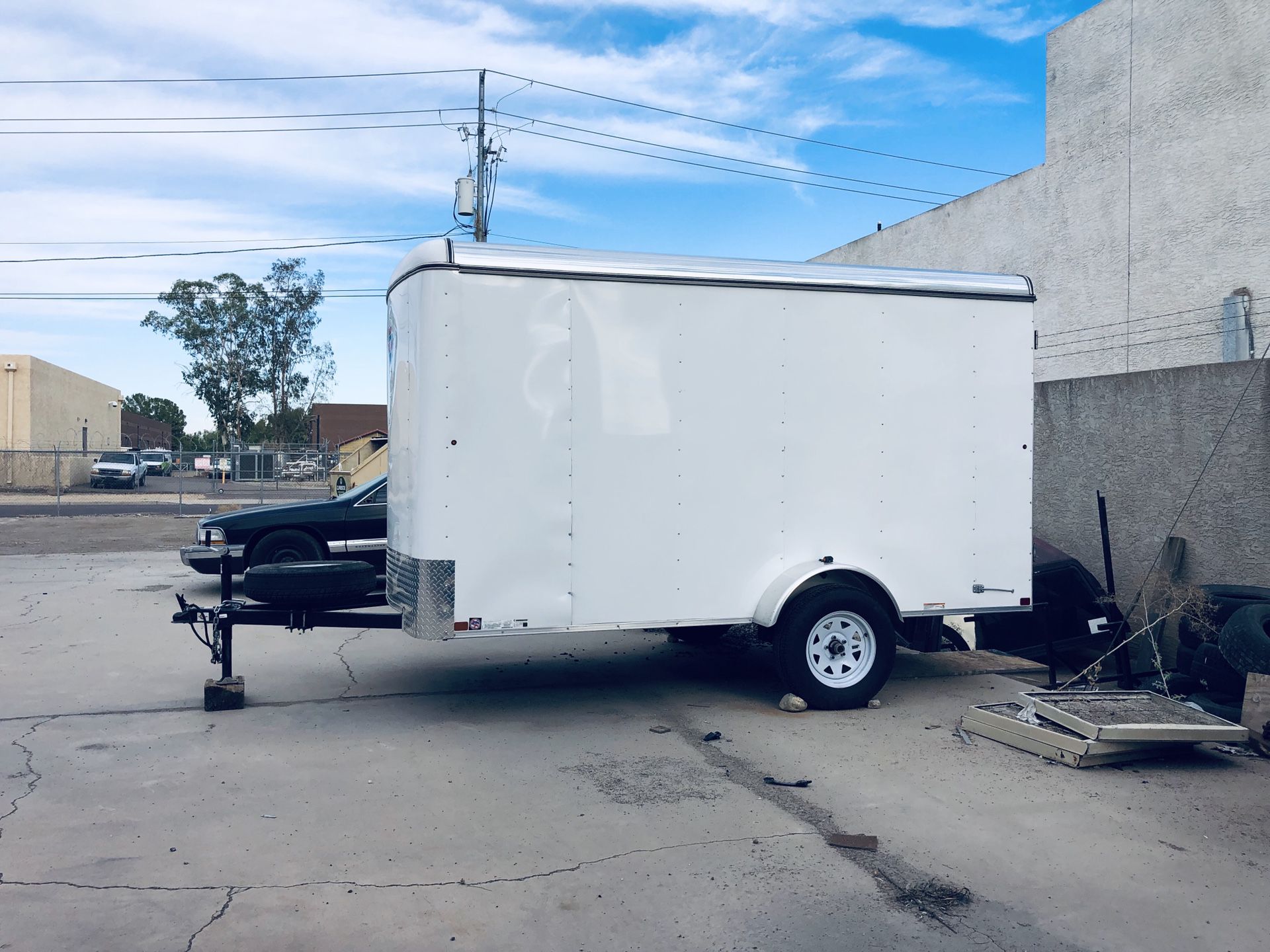 2019 6x12 enclosed cargo trailer