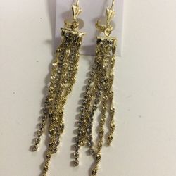 EARRINGS  14 K Laminated  GOLD  PLATED  