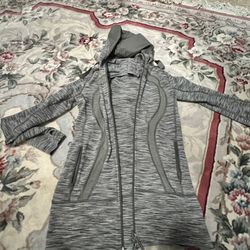 Lululemon Aline Jacket With Hood  Size 4 Gray 