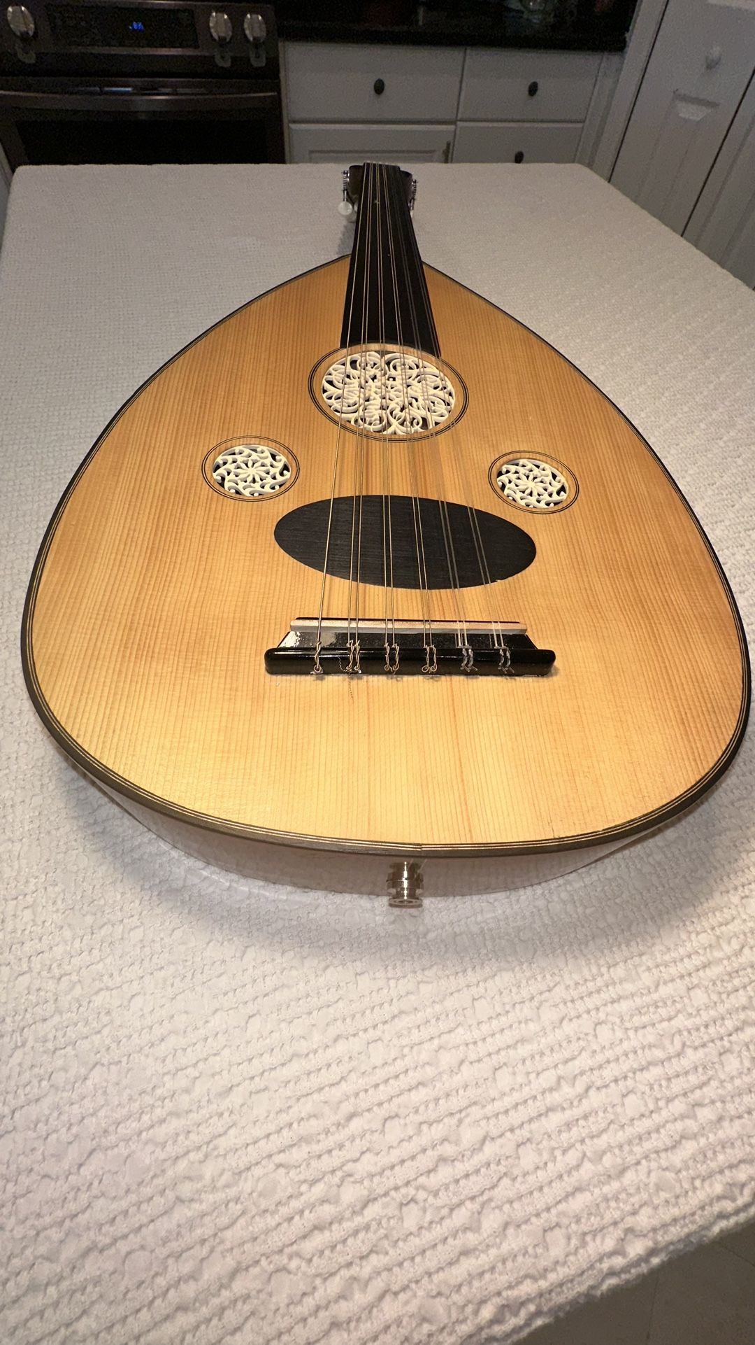 Professional Arabic Turkish Electric Oud Ud Lute String Instrument Oude EA5