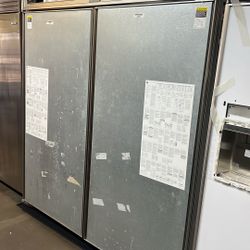 SUB ZERO 72”WIDE PANEL READY BUILT IN REFRIGERATOR/FREEZER 