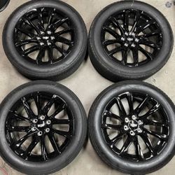 2023 Cadillac Escalade Premium Luxury Platinum Sport V ONYX Black Wheels Rims Tires