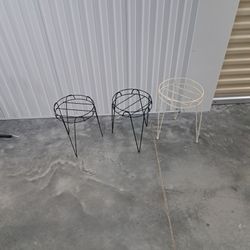 Three Plant Stands