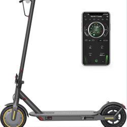 Max 19 Mph & 15-19 Miles Range Scooters, Folding Scooters with 8.5" Solid Tires, Commuting Scooter Kick Scooter with APP Control