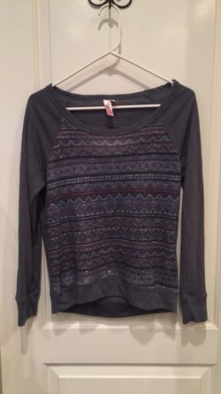 Blueish gray sweater