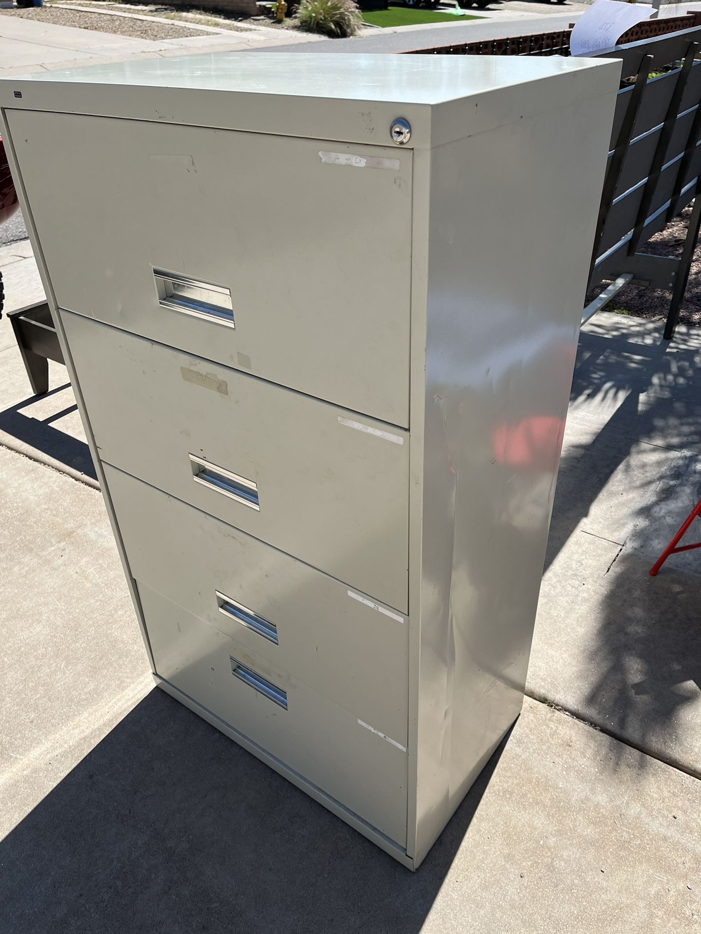 4 Drawer File Storage Cabinet 