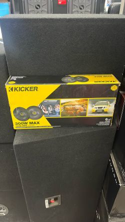 Kicker 6.5 Inch CSC SERIES 300 Watts Max Power Coaxials Door Speakers 