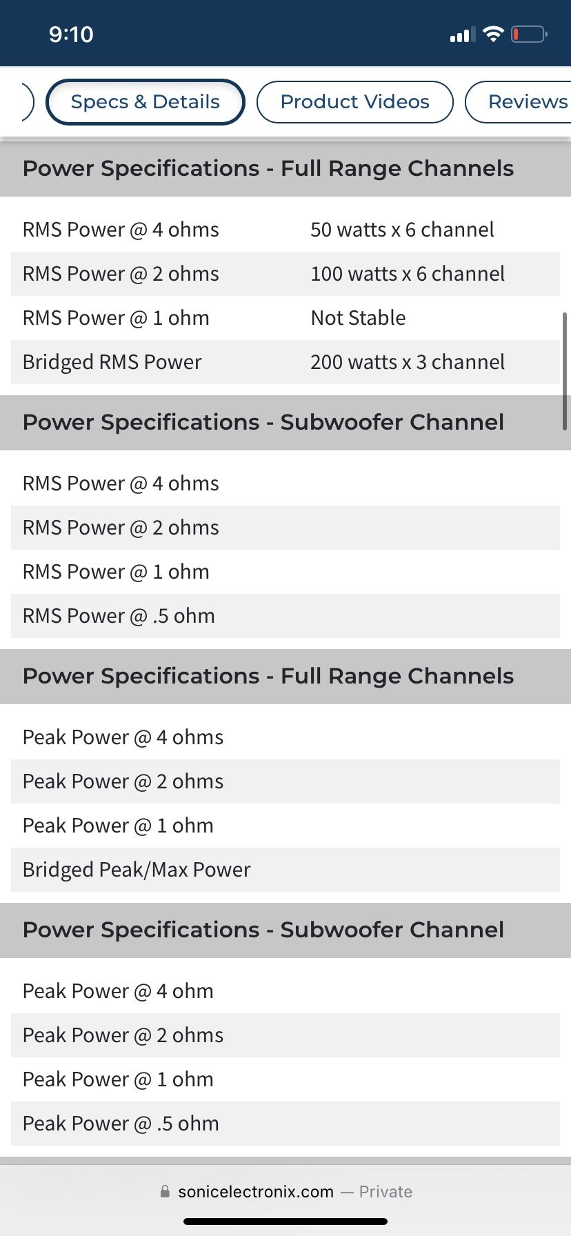 Diamond Audio D7056 ( D7 056 ) D7 Series 6-Channel Car