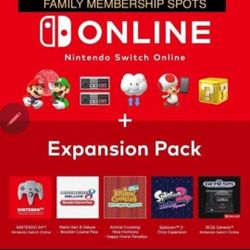 Nintendo Switch Online + Expansion Pack