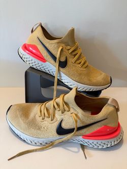 Nike Epic React Flyknit 2 "Club Gold" pre owned