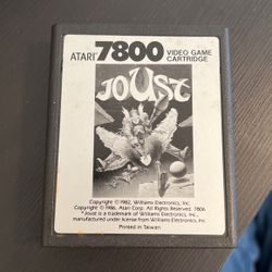 Joust (Atari 7800, 1986) Vintage Video Game Cartridge