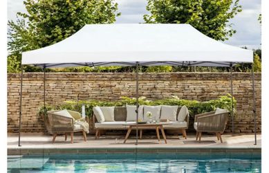 10x20 White Pop-Up Gazebo Canopy Tent