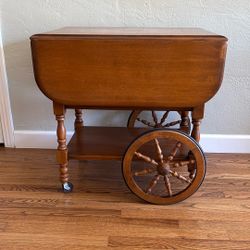 Wood Tea Cart