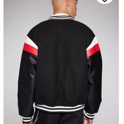 Forever21 x Hello Kitty Striped Varsity Jacket