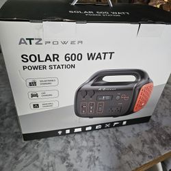 600 Watts Atz Solar Portable Power Station 