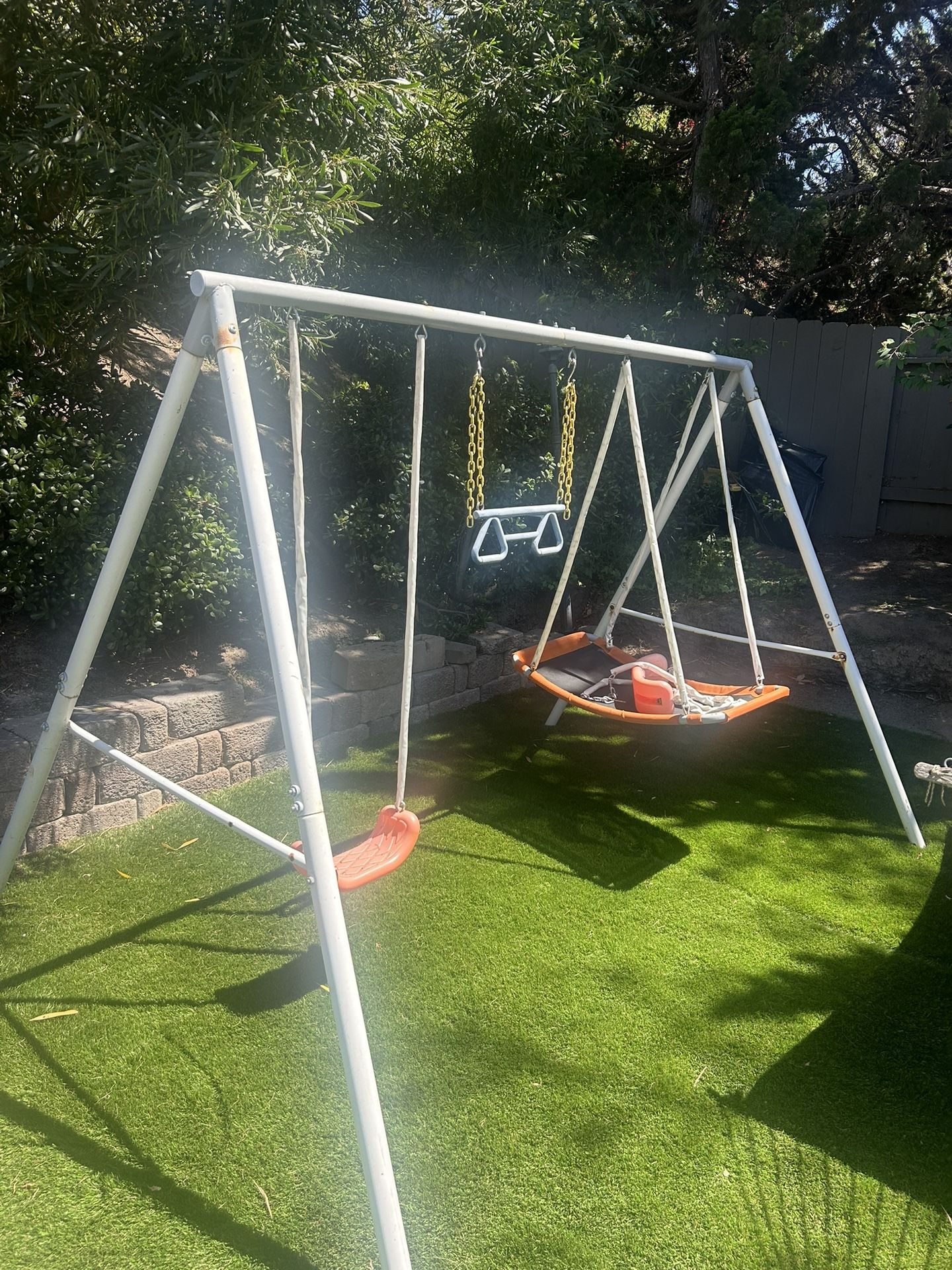 Swing Set, Toy Box an Assortment of Toys(Sold Separately)