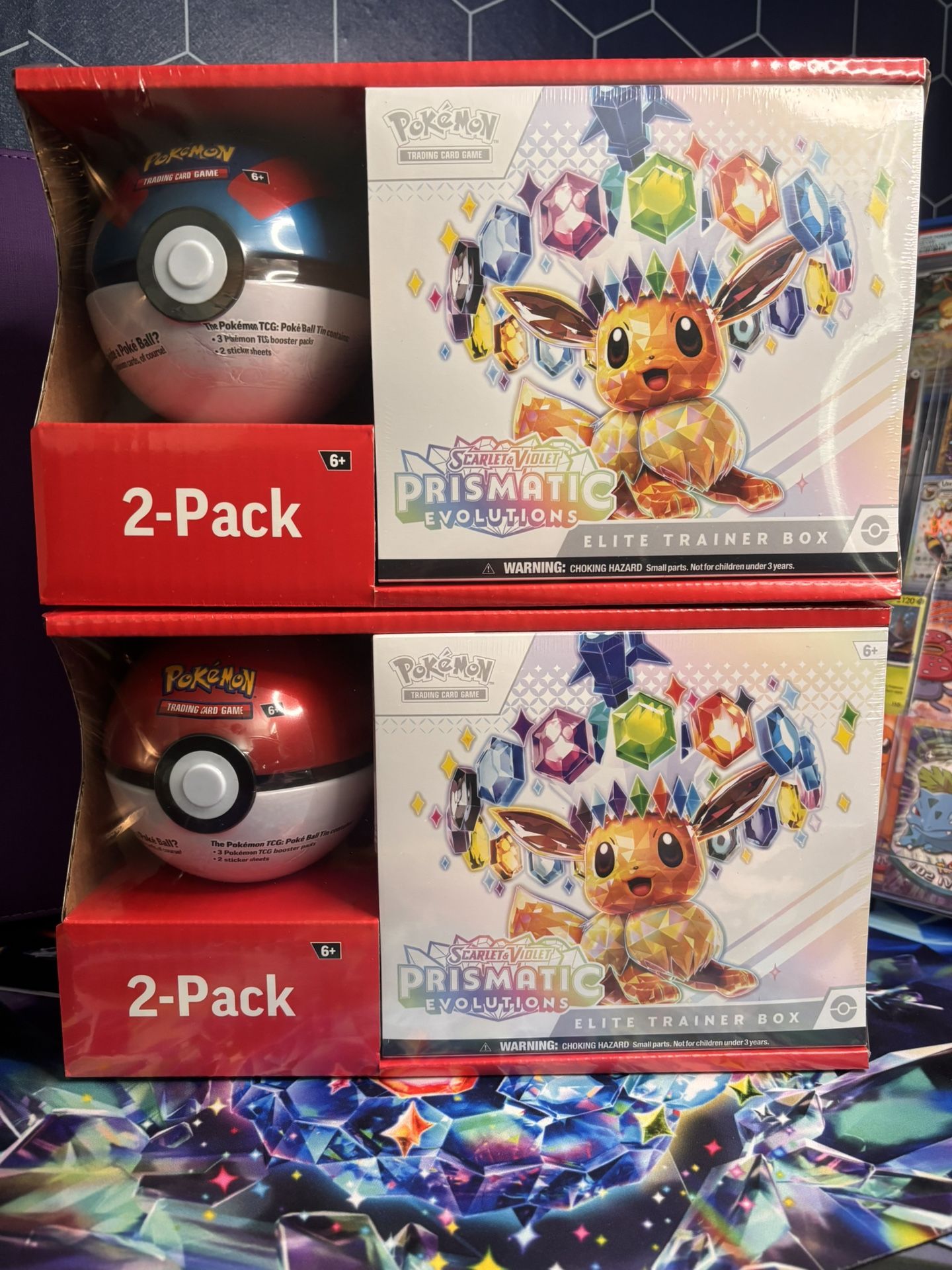 Prismatic Pokémon Elite Trainer Box + Poke Ball