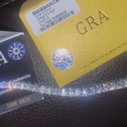 S925 Stamped moissanite Tennis Bracelet 7.5