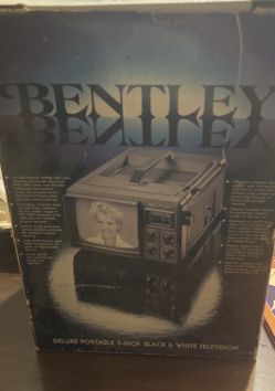 Vintage Black And White Tv