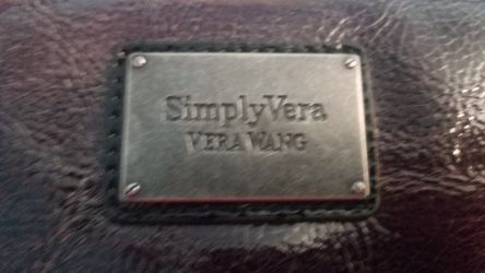 Vera Wang Clutch Purse Wristlet Black