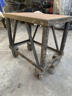 Carro De Metal Havy Dury Con Bearing wheel