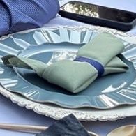 Dusty Sage Napkins - Polyester 
