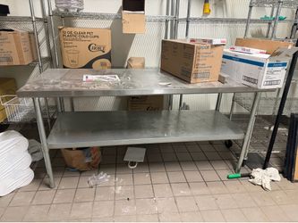 Stainless steel table