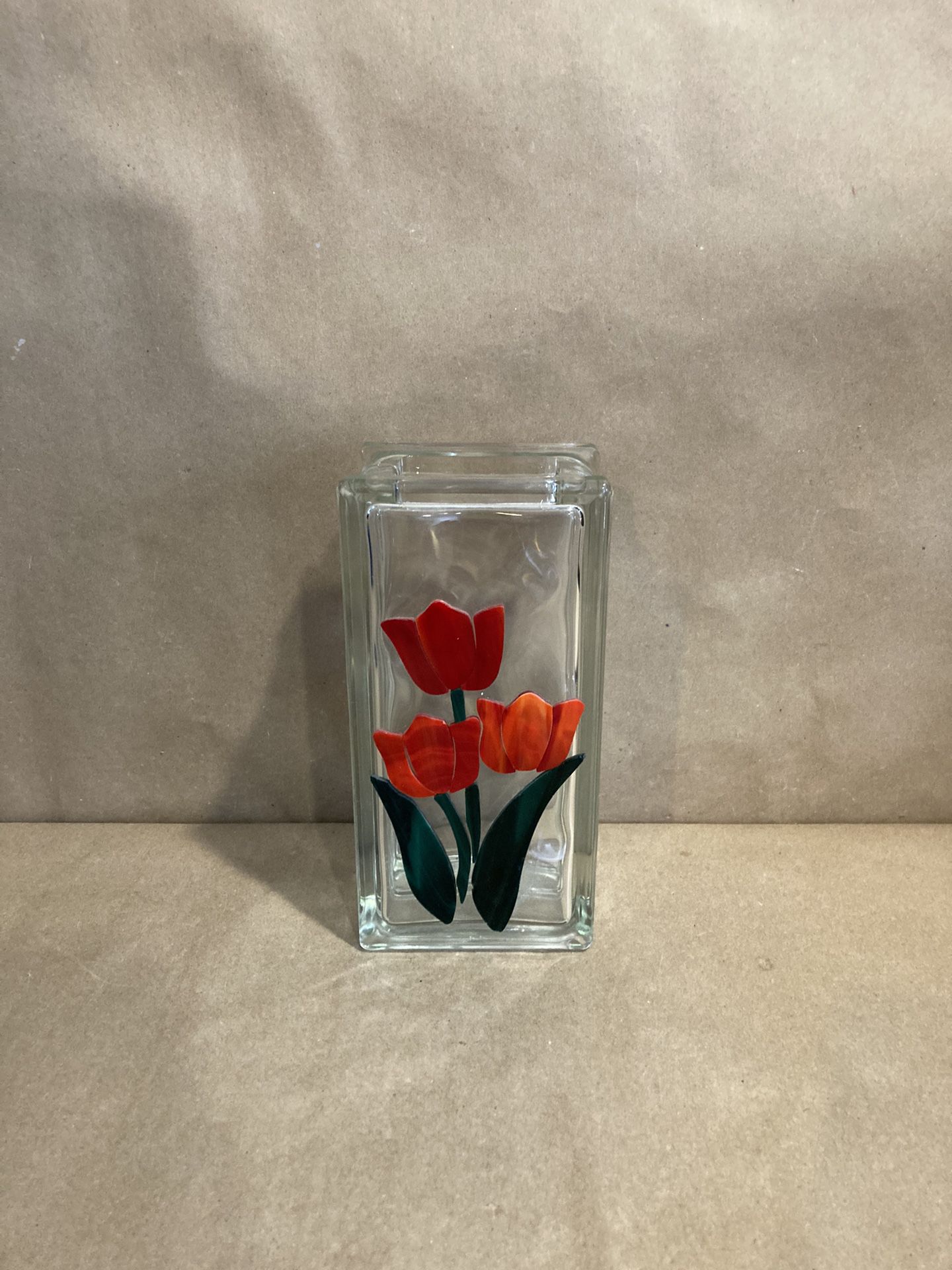 Vintage German Glass Vase 