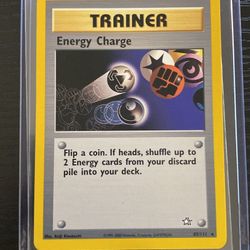 Pokemon Card Trainer Energy Charge 