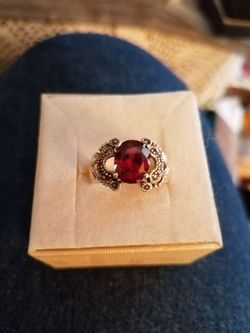 Garnet ring