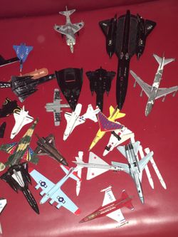 20 plus Variety of vintage metal planes