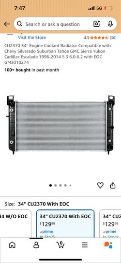 2002 Chevy radiator